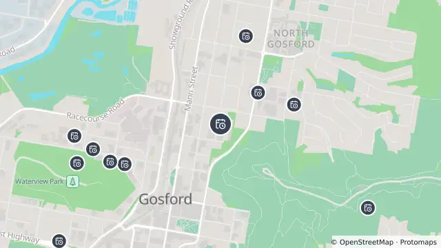 Map of Planned Power Outage — Gosford and nearby items