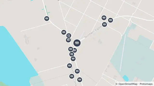 Map of Mowing — Port Wakefield Rd Ramp From Port Wakefield, Virginia and nearby items
