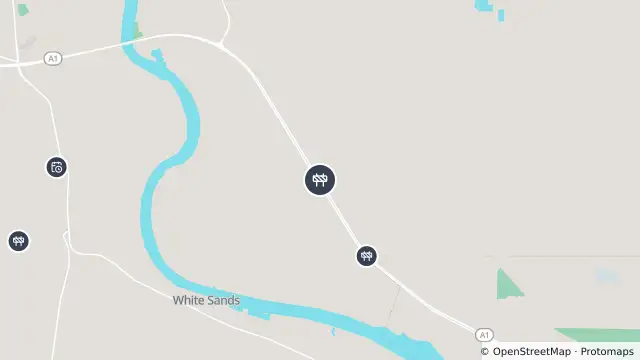 Map of Maintenance — Princes Highway, Monteith and nearby items