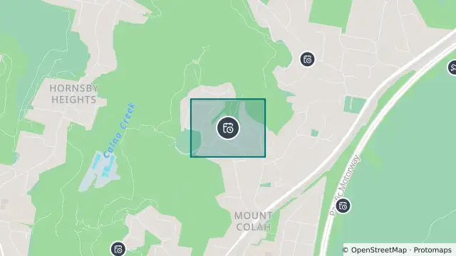 Map of Planned Power Outage — Mount Colah and nearby items