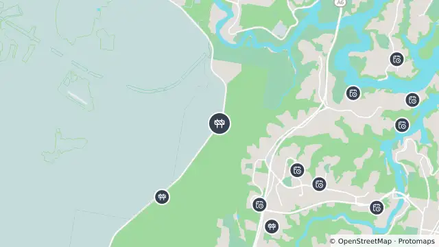 Map of Scheduled Roadwork — Heathcote Road, Lucas Heights To Holsworthy and nearby items