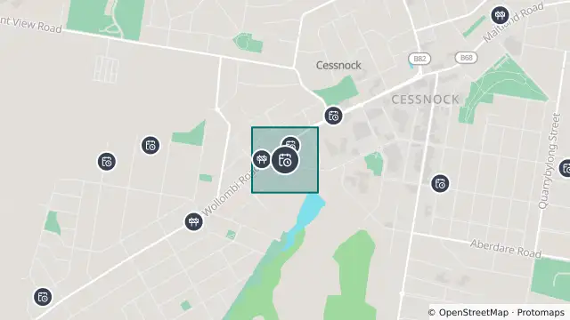 Map of Planned Power Outage — Cessnock and nearby items