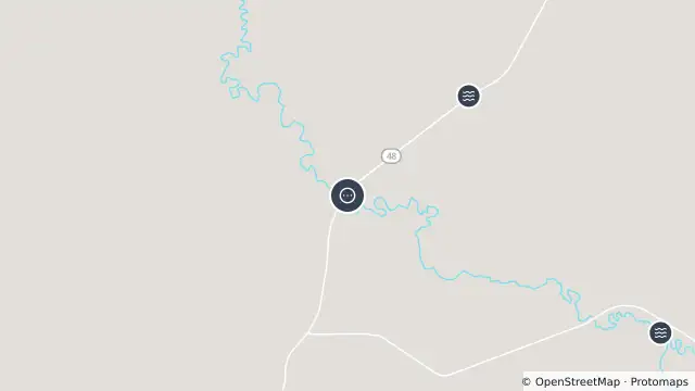Map of Ellangowan - Toowoomba Karara Road At Condamine River and nearby items