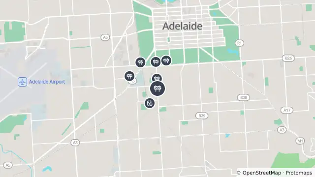Map of Rail Track Maintenance — Goodwood Road, Goodwood and nearby items