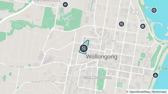 Map of Planned Power Outage — Wollongong and nearby items