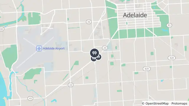 Map of Torrens To Darlington - Civil Works — South Road, Ashford and nearby items