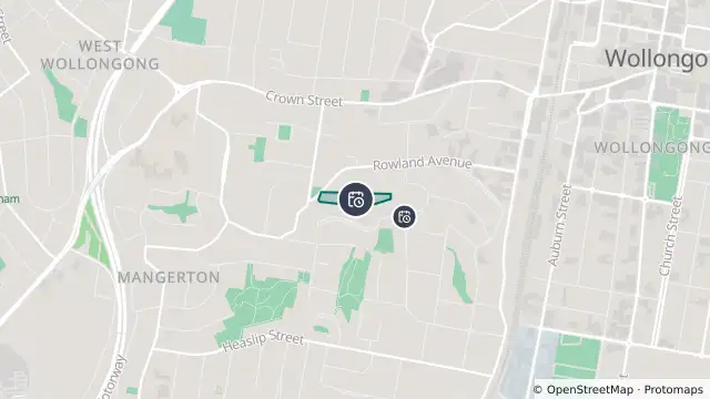 Map of Planned Power Outage — Wollongong and nearby items
