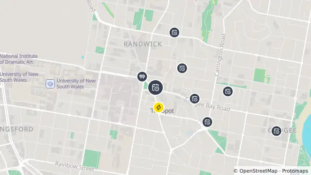 Map of Planned Power Outage — Randwick and nearby items