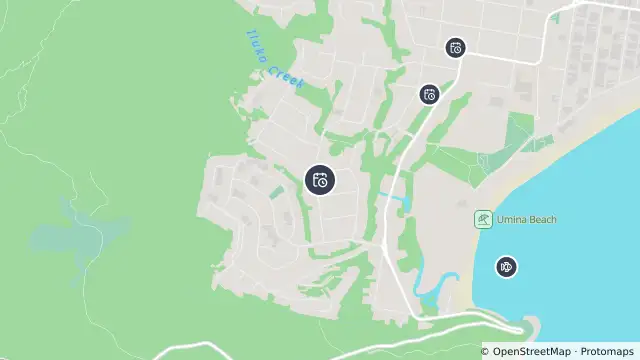 Map of Planned Power Outage — Umina Beach and nearby items