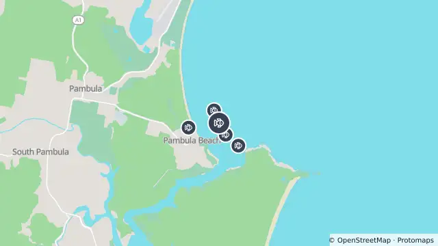 Map of Smart Drumline Location — Pambula and nearby items
