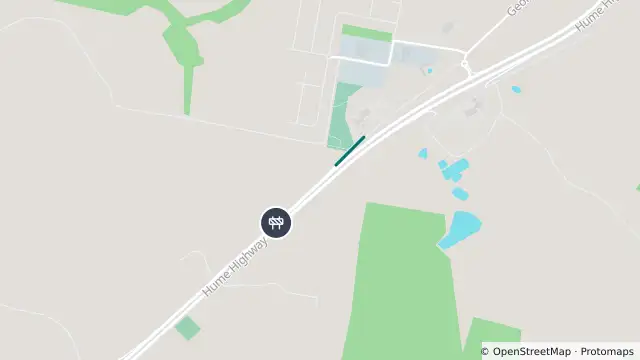 Map of Scheduled Roadwork Stage 1 — Hume Highway, Marulan and nearby items