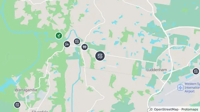 Map of Planned Power Outage — Wallacia and nearby items
