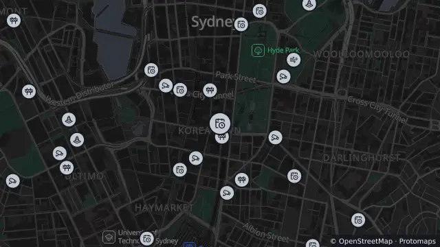 Map of Planned Power Outage — Sydney and nearby items