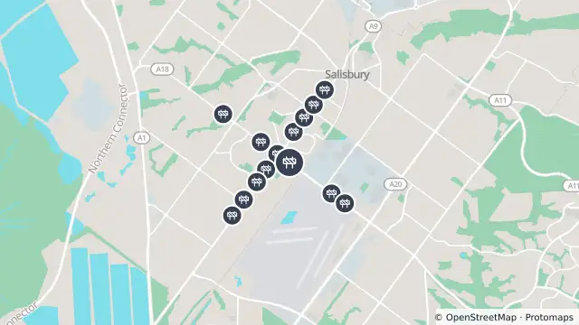 Map of Rail Track Maintenance — Kings Road, Salisbury Downs and nearby items