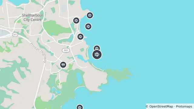 Map of Smart Drumline Location — South and nearby items