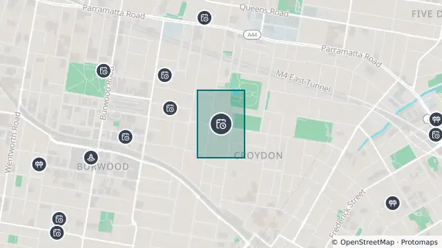 Map of Planned Power Outage — Croydon and nearby items