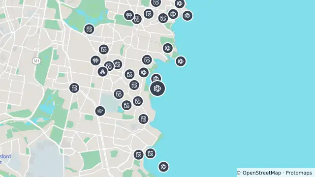Map of Smart Drumline Location — Coogee and nearby items