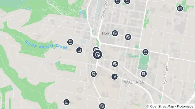 Map of Planned Power Outage — Hornsby and nearby items