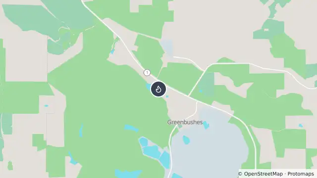 Map of Burn Off — Greenbushes, Shire Of Bridgetown-Greenbushes and nearby items