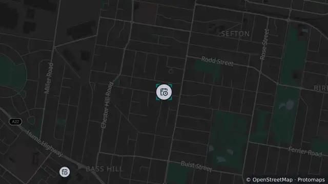 Map of Planned Power Outage — Chester Hill and nearby items