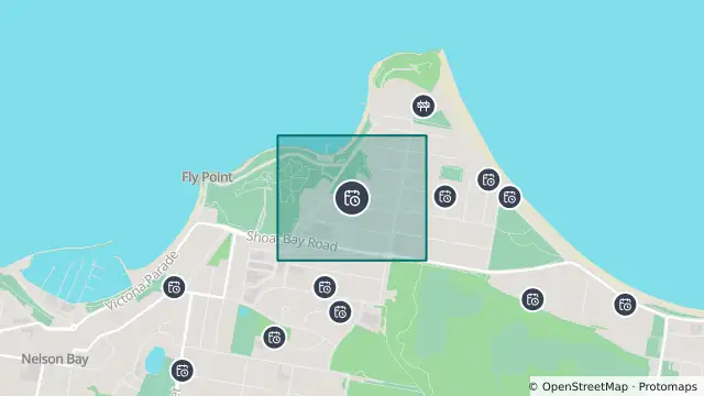 Map of Planned Power Outage — Nelson Bay and nearby items