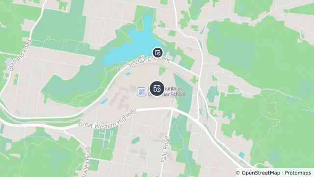 Map of Planned Power Outage — Wentworth Falls and nearby items