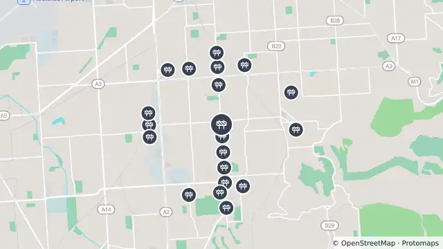 Map of Mowing — Goodwood Road, Colonel Light Gardens and nearby items