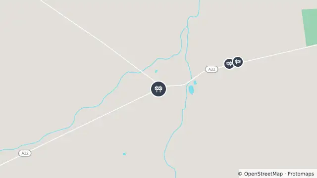 Map of Shoulder Work — Barrier Highway, Mingary and nearby items