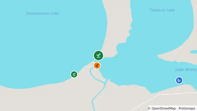 Map of Algal Status Green — 42510009 Pamamaroo Inlet (Site 9) and nearby items