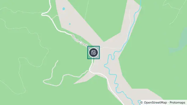 Map of Planned Power Outage — Cedar Brush Creek and nearby items