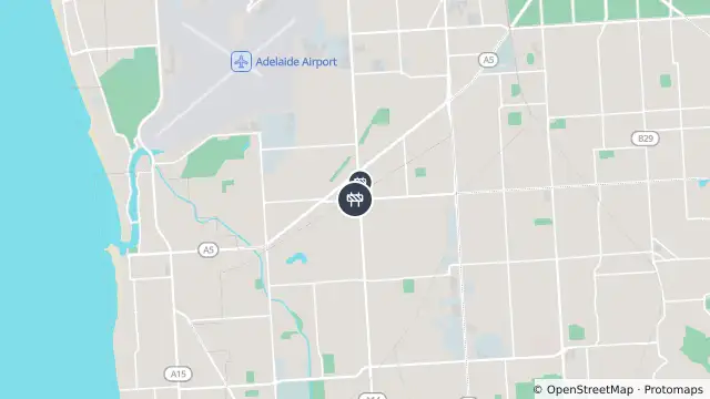 Map of Asphalt Works — Cross Road, Plympton Park and nearby items