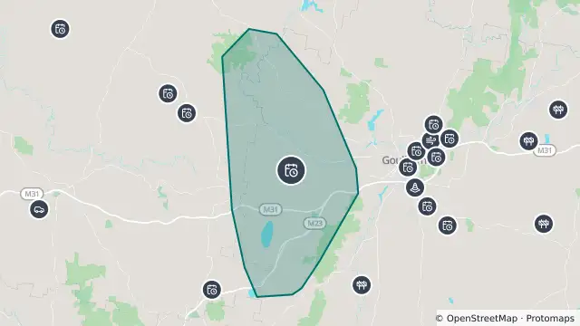Map of Planned Power Outage — Incd-73397-X and nearby items