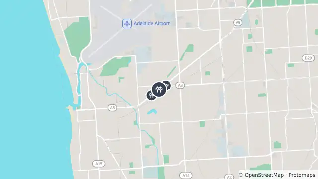 Map of Traffic Management — Anzac Highway, Camden Park and nearby items
