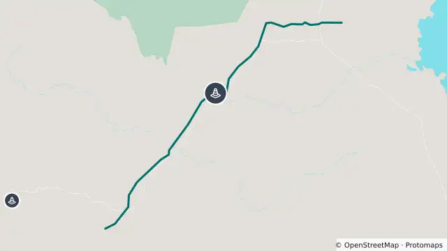 Map of North Flinders Rd - Tea Tree To Wirrealpa Rd — 4wd / Hv and nearby items