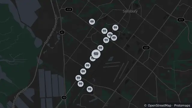 Map of Mowing — Salisbury Highway, Parafield Gardens and nearby items