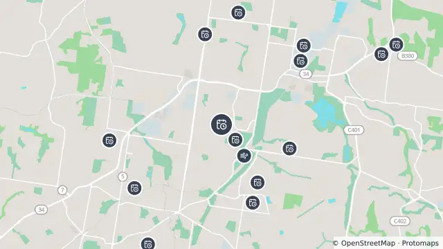 Map of Planned Power Outage — Mooroolbark and nearby items