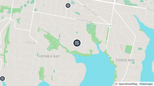Map of Planned Power Outage — Gymea Bay and nearby items