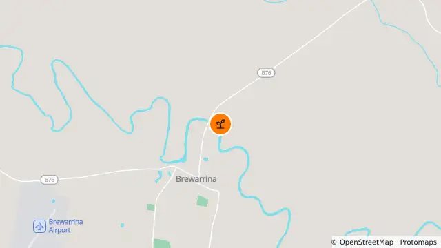 Map of Algal Status Amber — 422002 - Barwon River At Brewarrina and nearby items