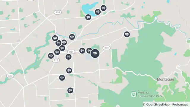 Map of Traffic Management — Gorge Road, Newton and nearby items