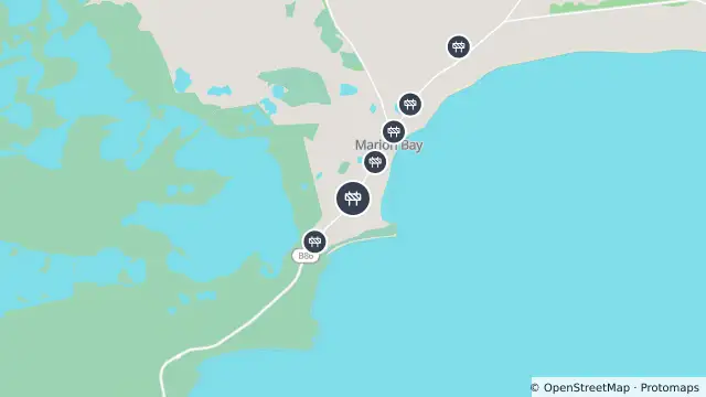 Map of Maintenance — Yorke Highway, Marion Bay and nearby items