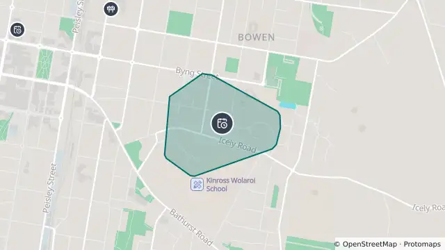 Map of Planned Power Outage — Incd-44129-W and nearby items