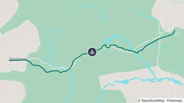 Map of Gammon Ranges Rd - Nepabunna To Balcanoona — Open With Warnings and nearby items