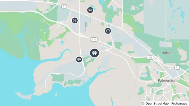 Map of Wishart Road — Road Closed and nearby items