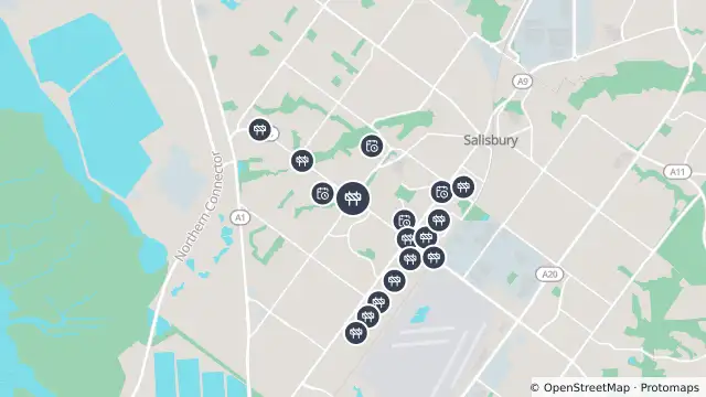 Map of Powerline Work — Kings Road, Salisbury Downs and nearby items
