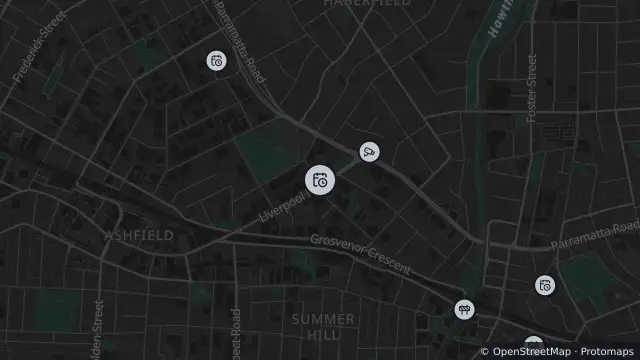 Map of Planned Power Outage — Summer Hill and nearby items