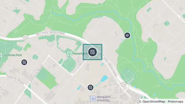Map of Planned Power Outage — Macquarie Park, Marsfield and nearby items