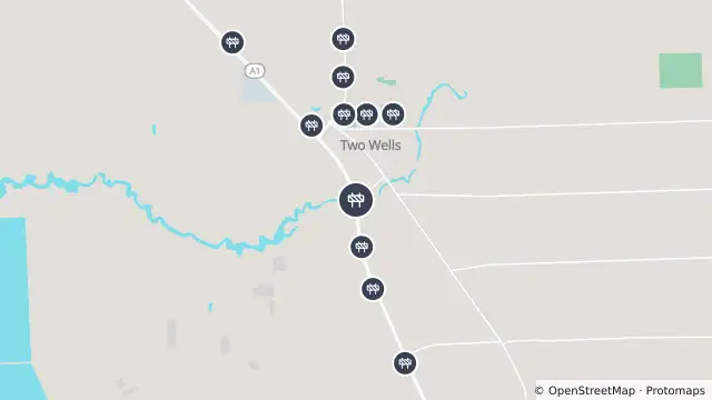 Map of Bitumen — Port Wakefield Highway, Two Wells and nearby items