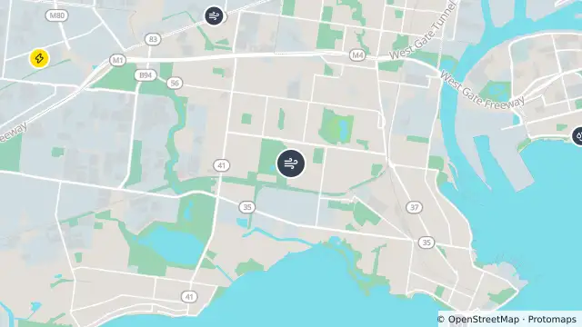 Map of Altona North and nearby items