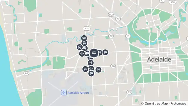 Map of Hauling — Henley Beach Road, Underdale and nearby items