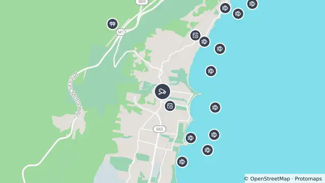 Map of Princes Highway (Bulli) and nearby items